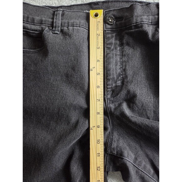 Style & Co Denim Jeans Womens 14 Short Charcoal Bootcut Tummy Control Stretch - Picture 6 of 13
